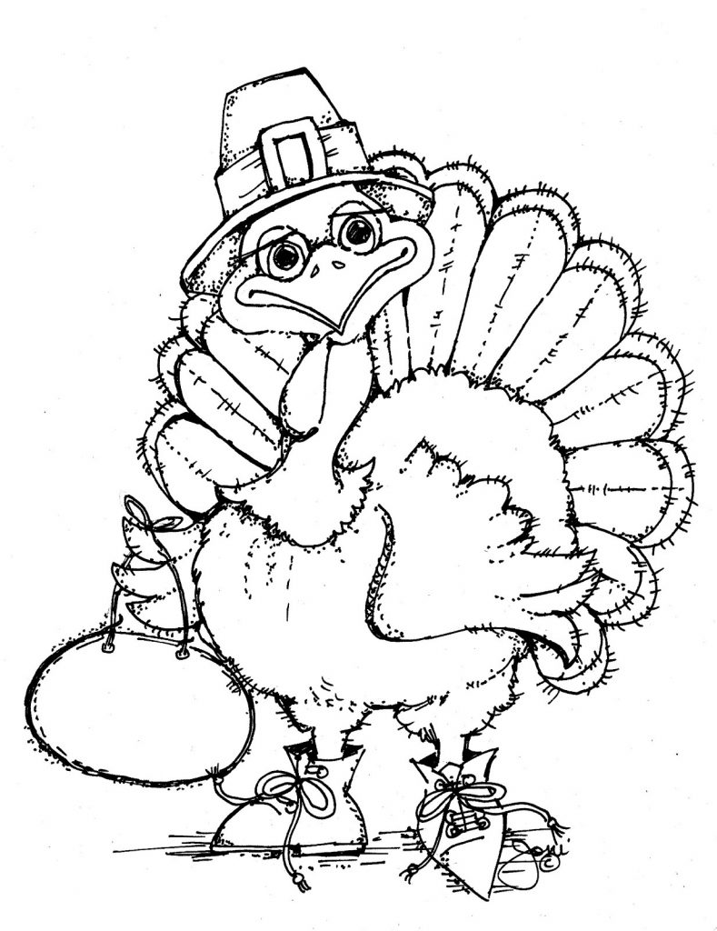 90 Printable Preschool Turkey Coloring Pages 87