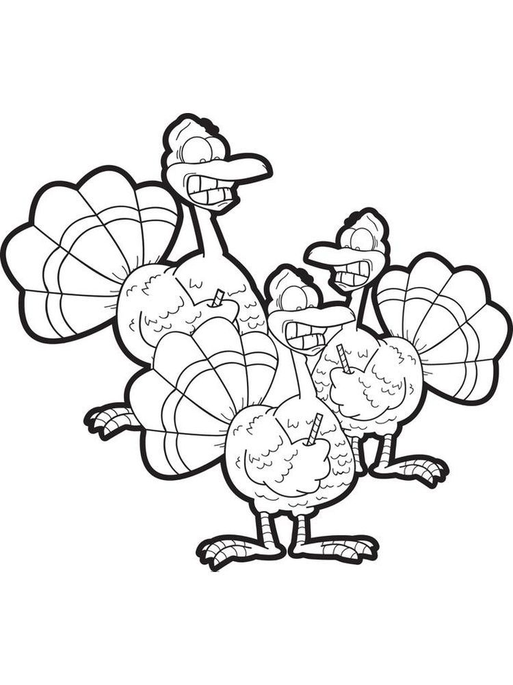 90 Printable Preschool Turkey Coloring Pages 91