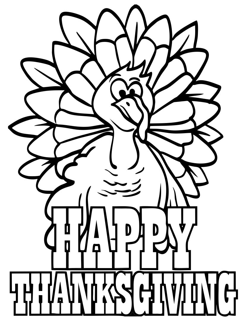 90 Printable Preschool Turkey Coloring Pages 95