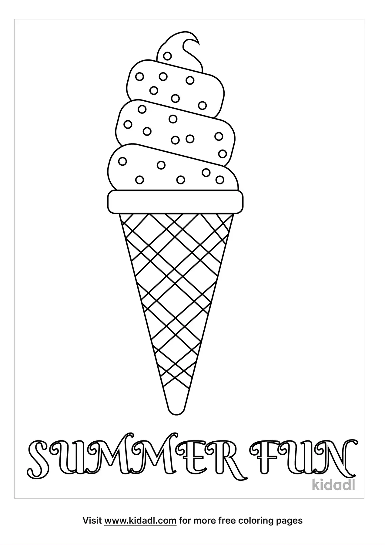 90 Printable Summer Fun Coloring Pages 21