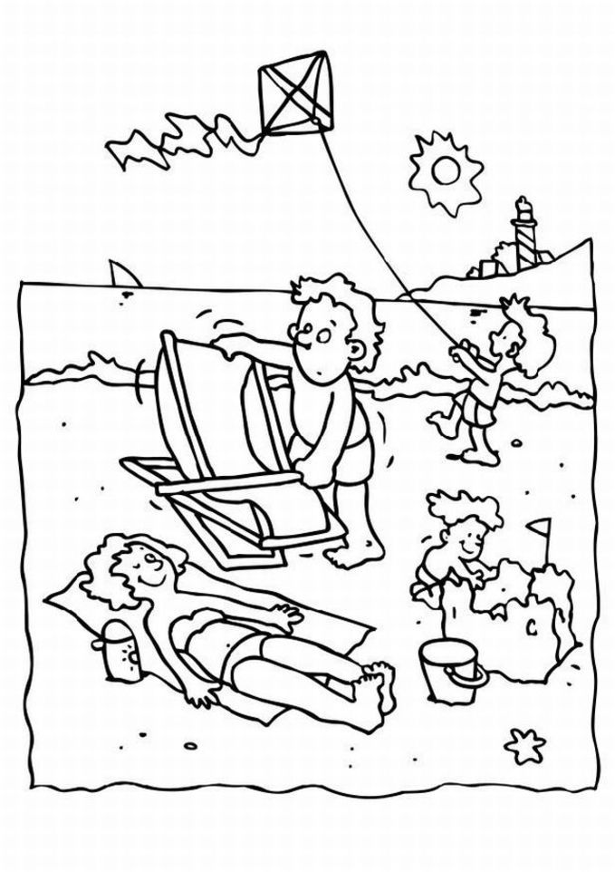 90 Printable Summer Fun Coloring Pages 23