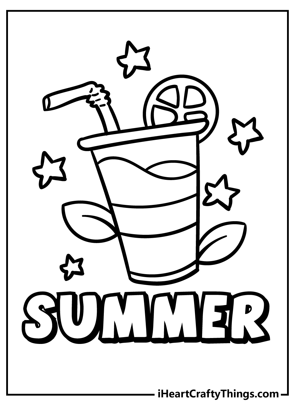 90 Printable Summer Fun Coloring Pages 30