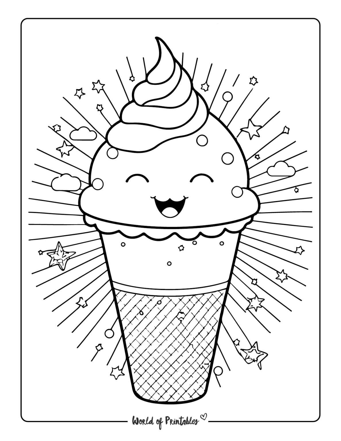 90 Printable Summer Fun Coloring Pages 37