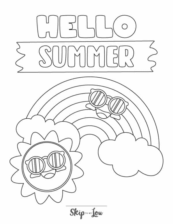 90 Printable Summer Fun Coloring Pages 47