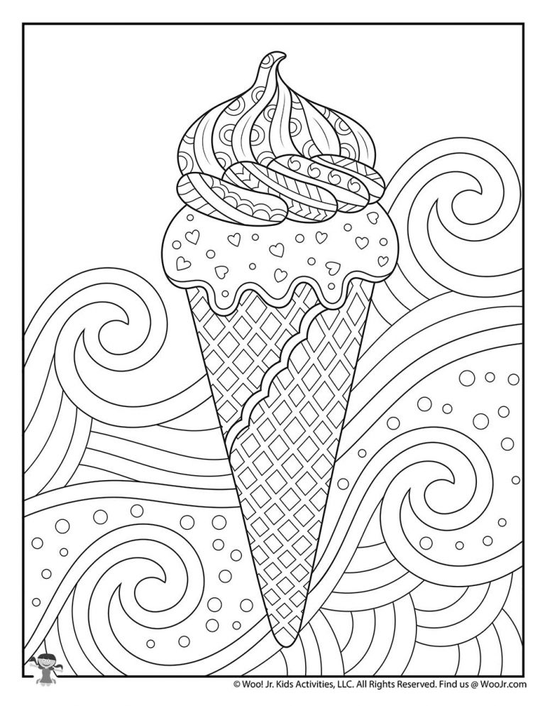 90 Printable Summer Fun Coloring Pages 49