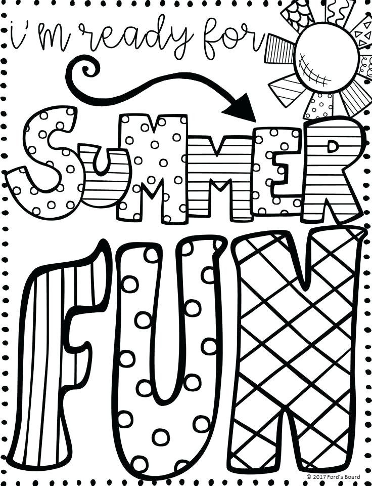 90 Printable Summer Fun Coloring Pages 72