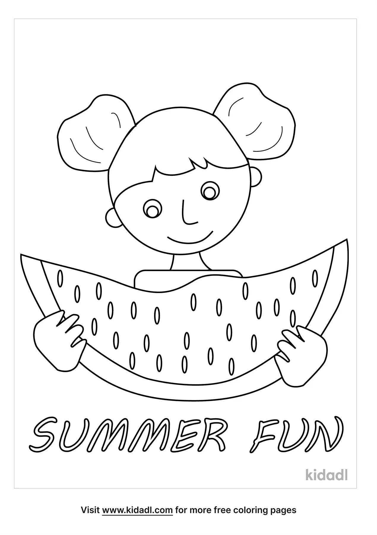 90 Printable Summer Fun Coloring Pages 73