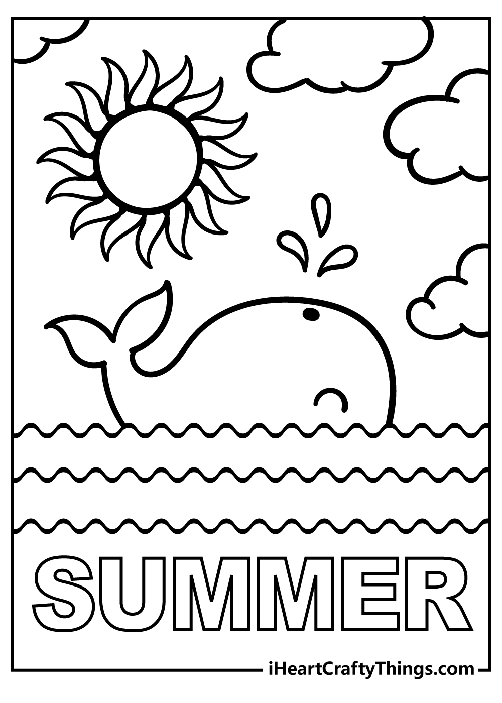 90 Printable Summer Fun Coloring Pages 92