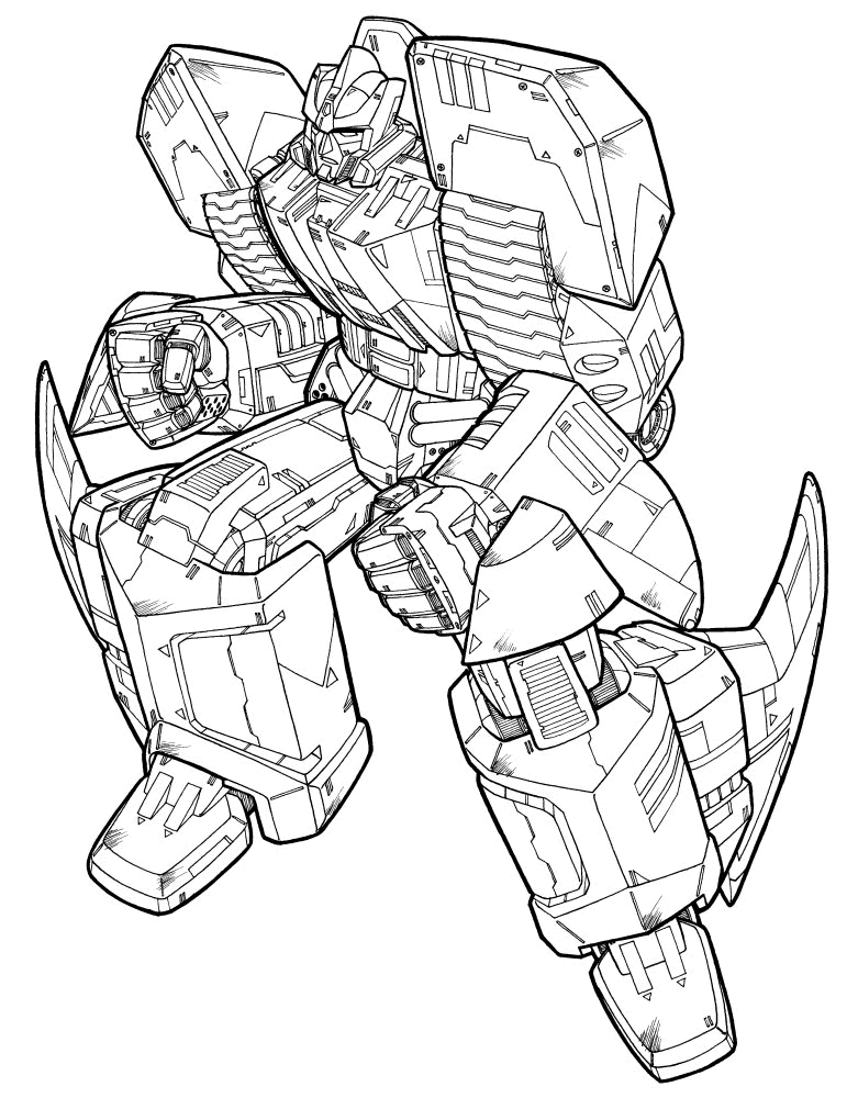 90 Transformer Printable Coloring Pages 12