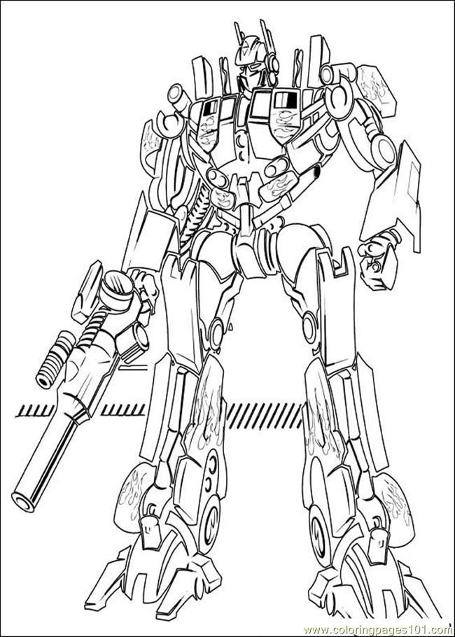 90 Transformer Printable Coloring Pages 14