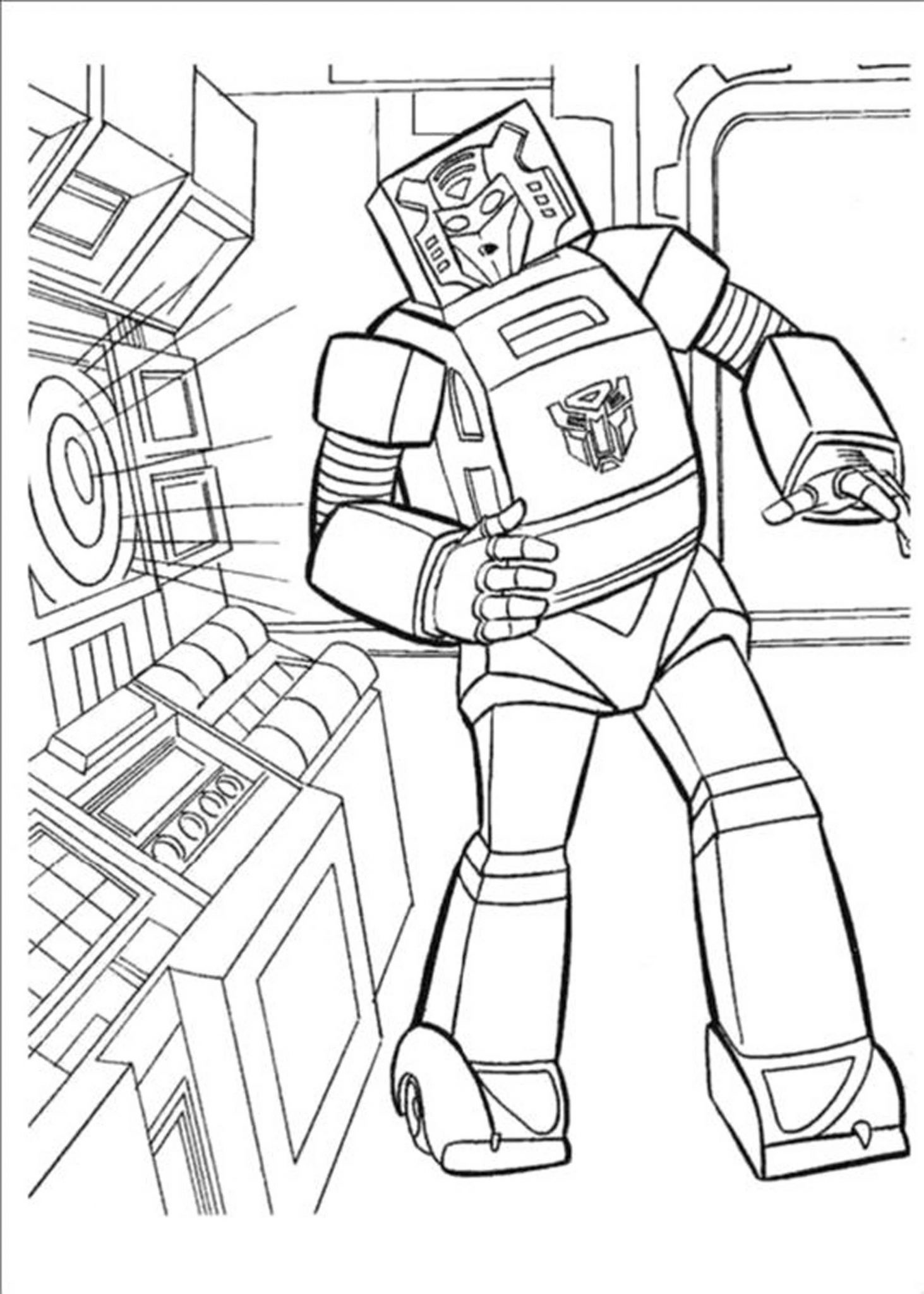 90 Transformer Printable Coloring Pages 18