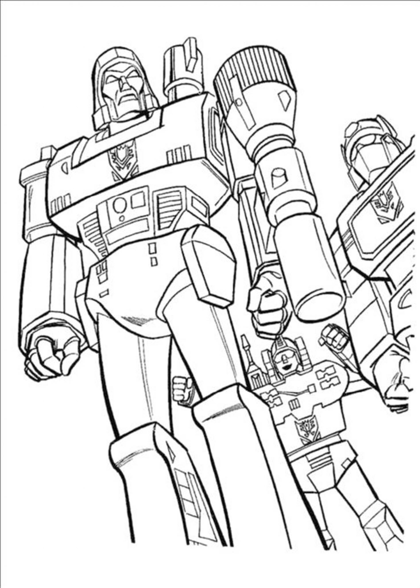 90 Transformer Printable Coloring Pages 20