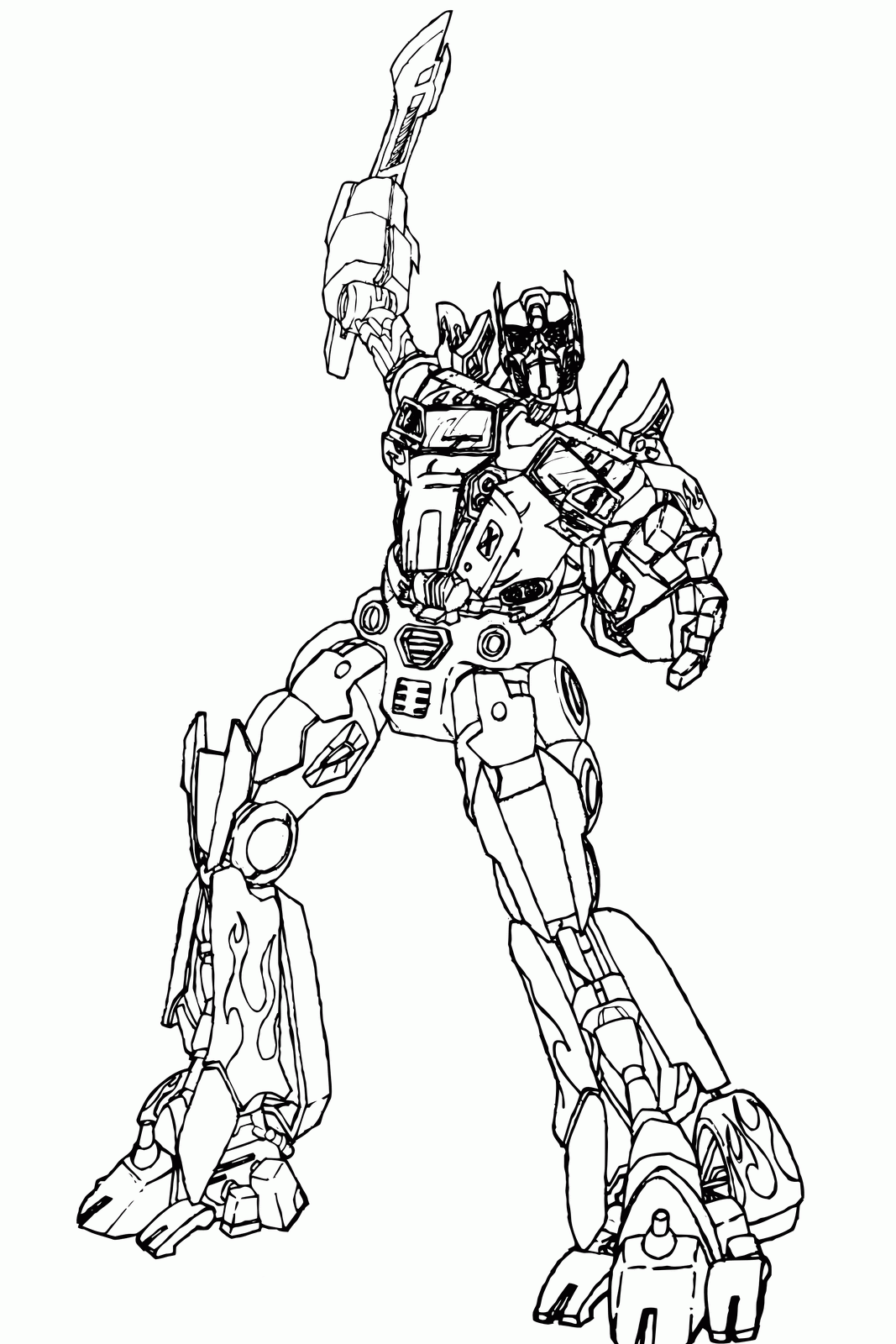 90 Transformer Printable Coloring Pages 35