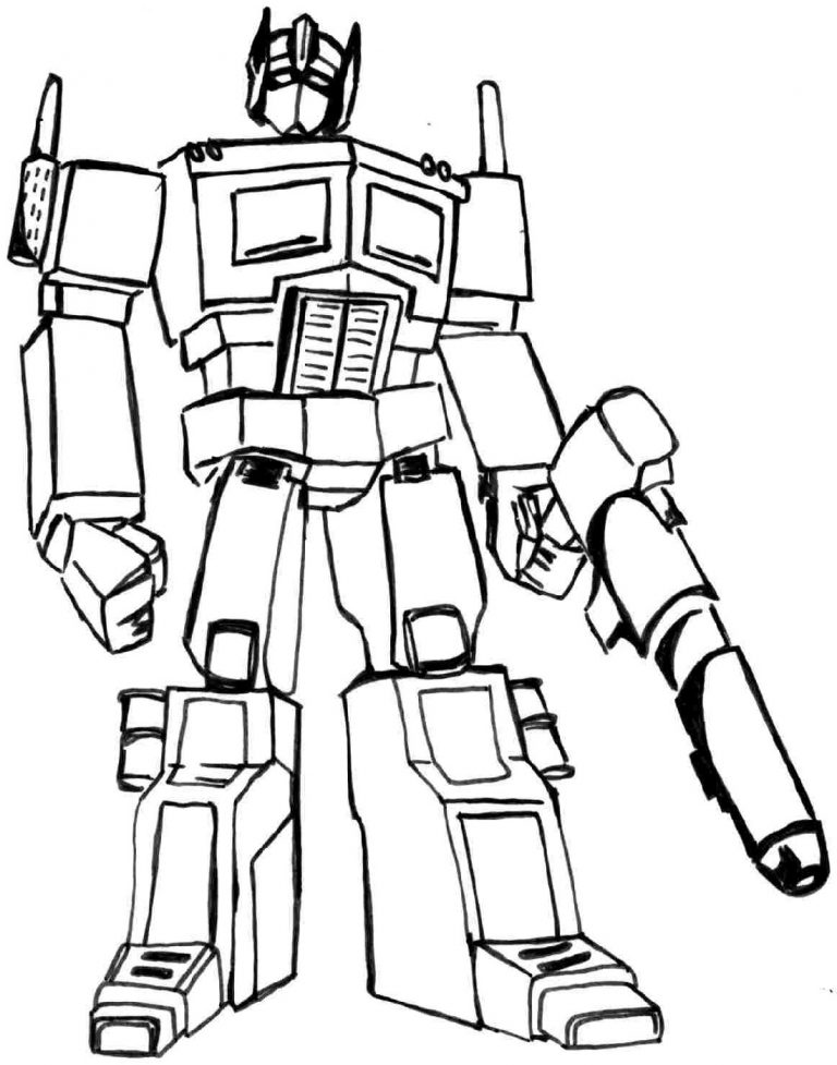 90 Transformer Printable Coloring Pages 37