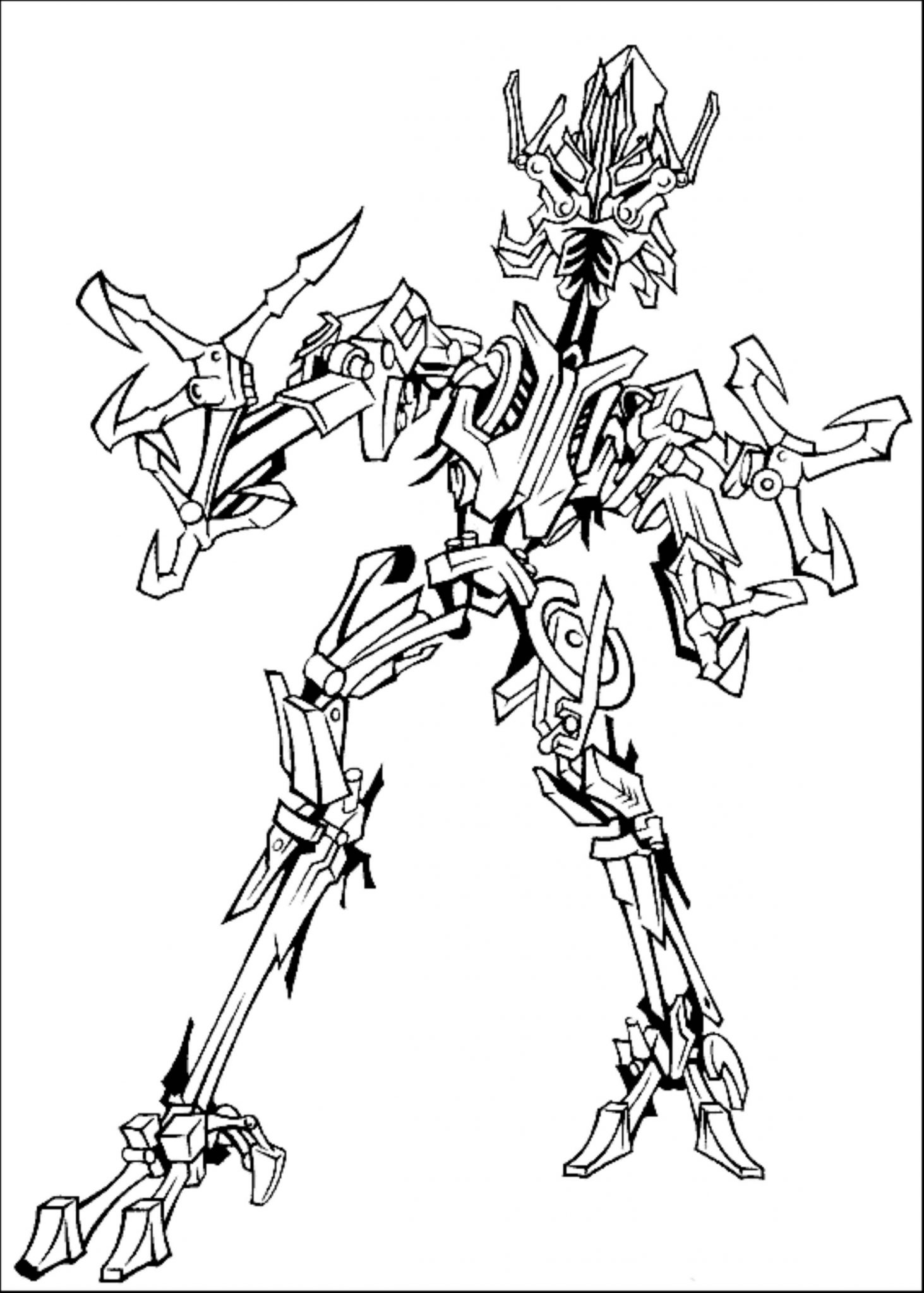 90 Transformer Printable Coloring Pages 6