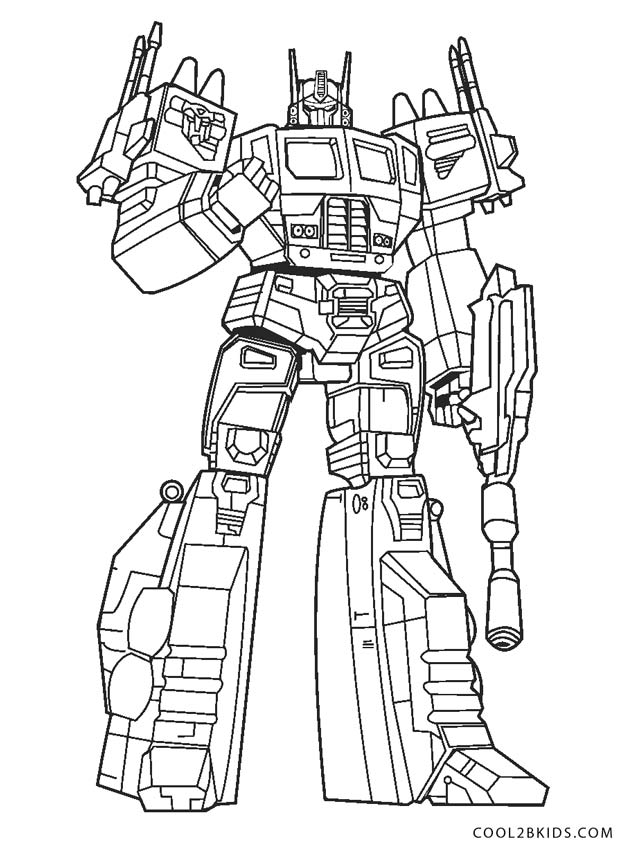 90 Transformer Printable Coloring Pages 60