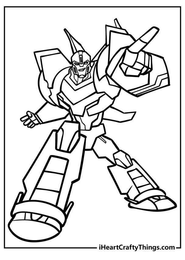 90 Transformer Printable Coloring Pages 80