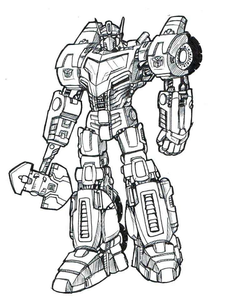 90 Transformer Printable Coloring Pages 82