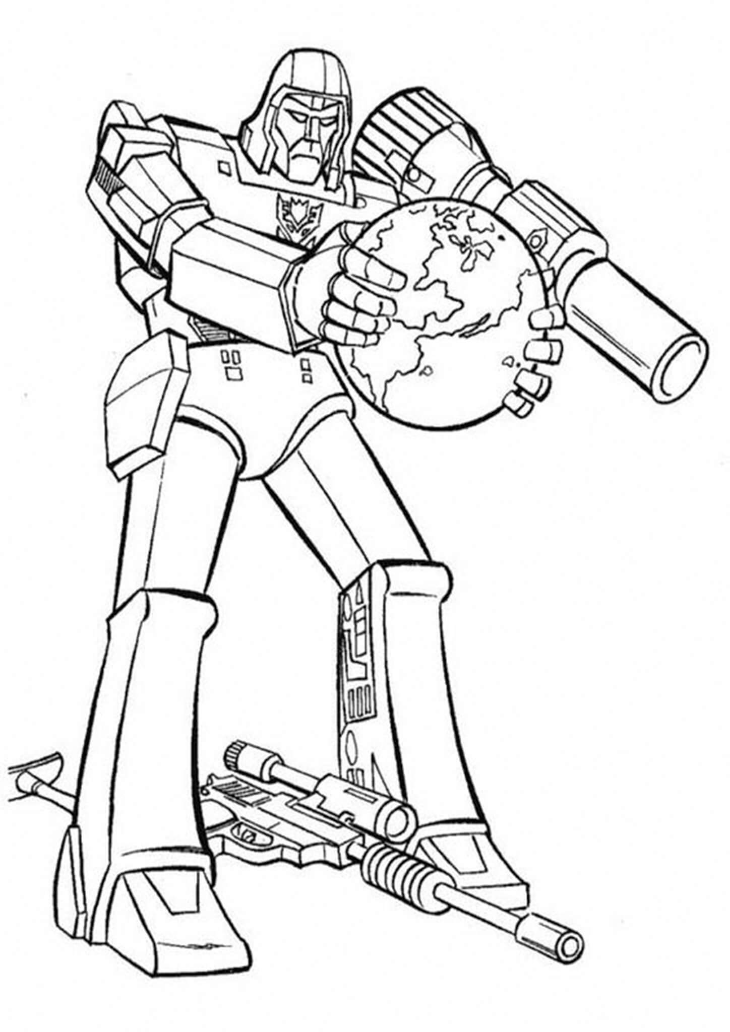 90 Transformer Printable Coloring Pages 84