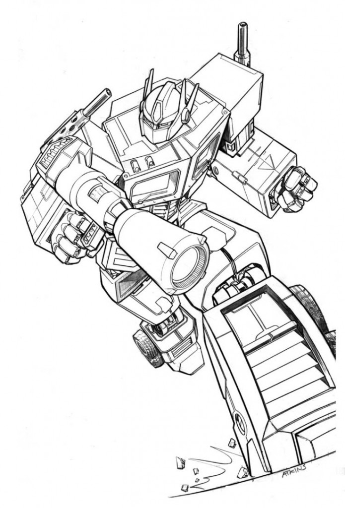 90 Transformer Printable Coloring Pages 87