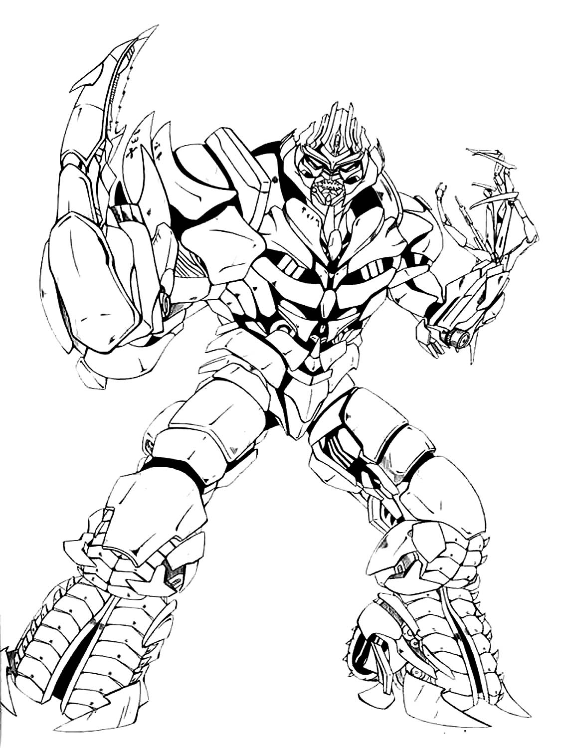 90 Transformer Printable Coloring Pages 88