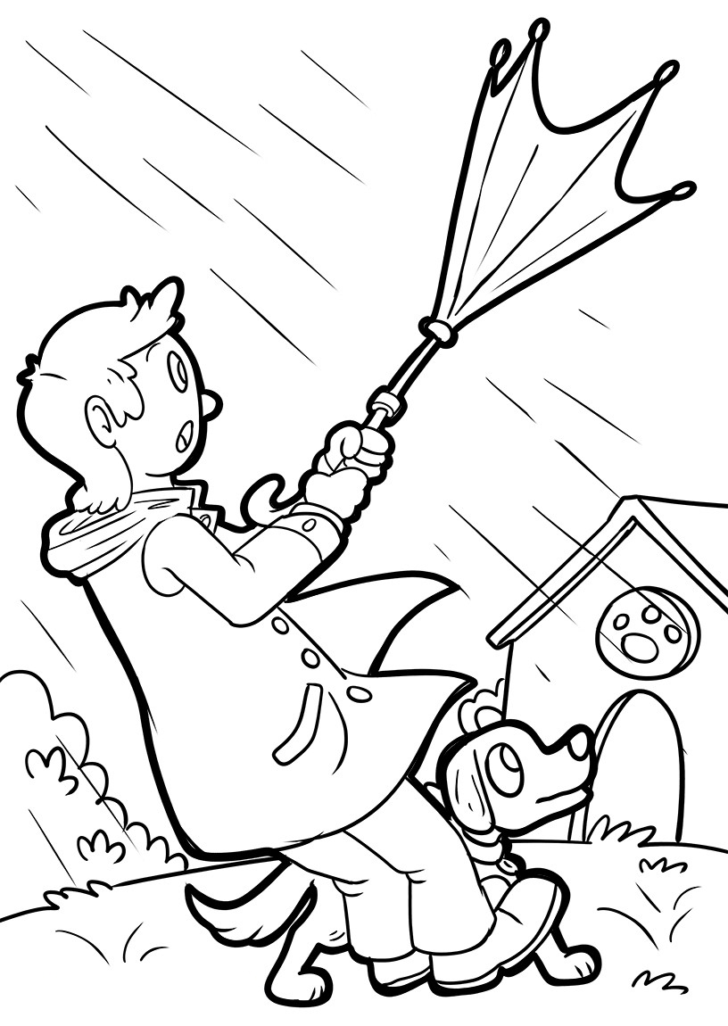 90 Weather Coloring Sheets 94