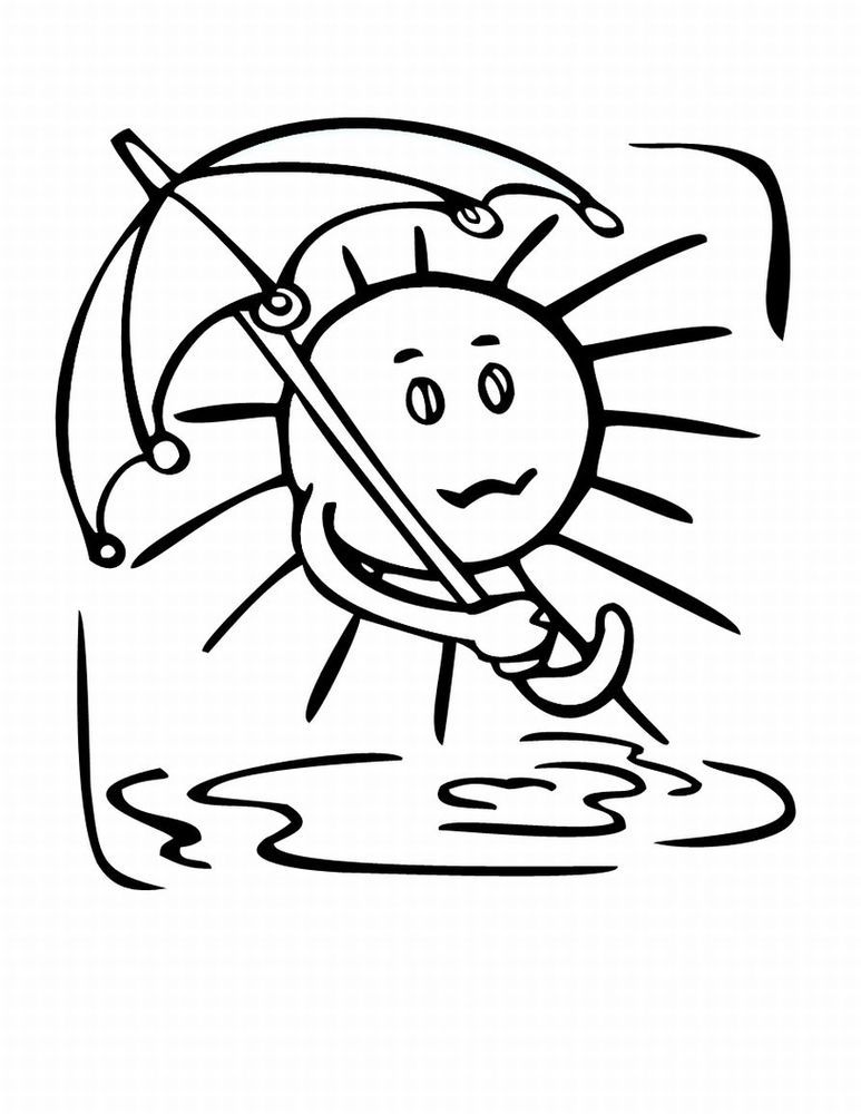 90 Weather Coloring Sheets 98