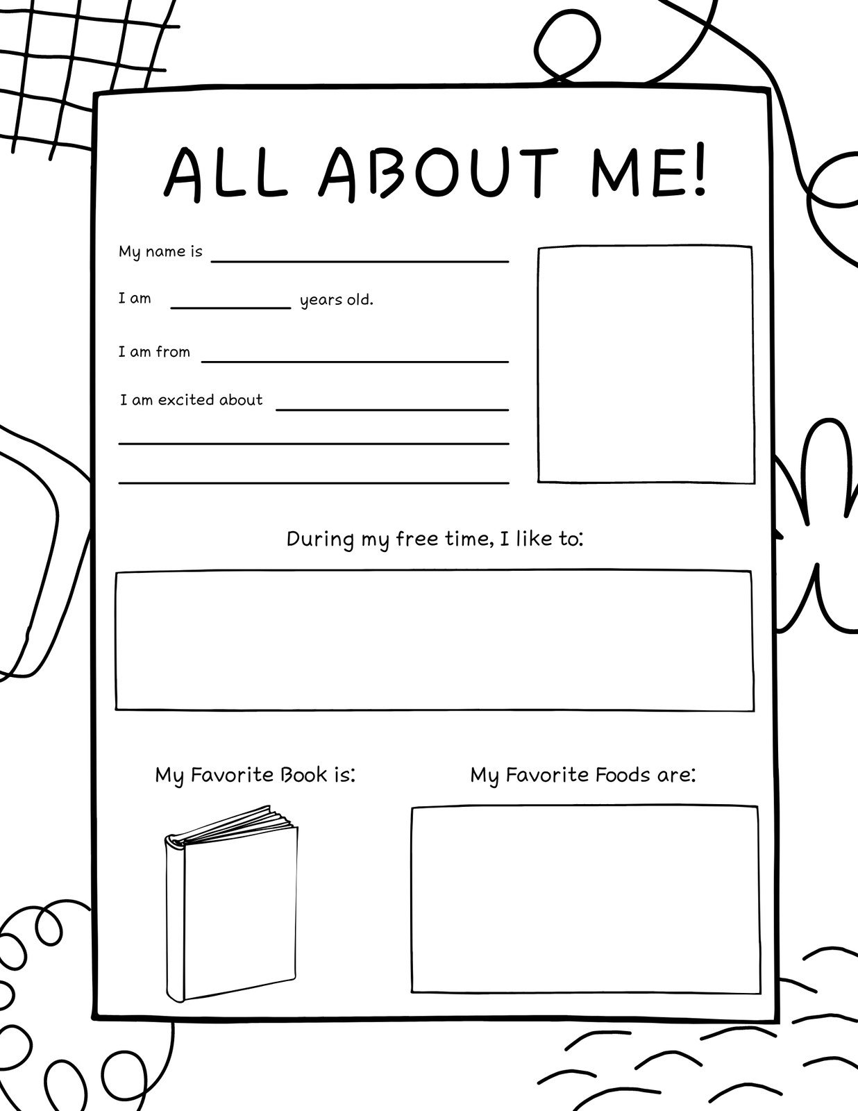 Get 85 All About Me Coloring Sheet Ideas 10