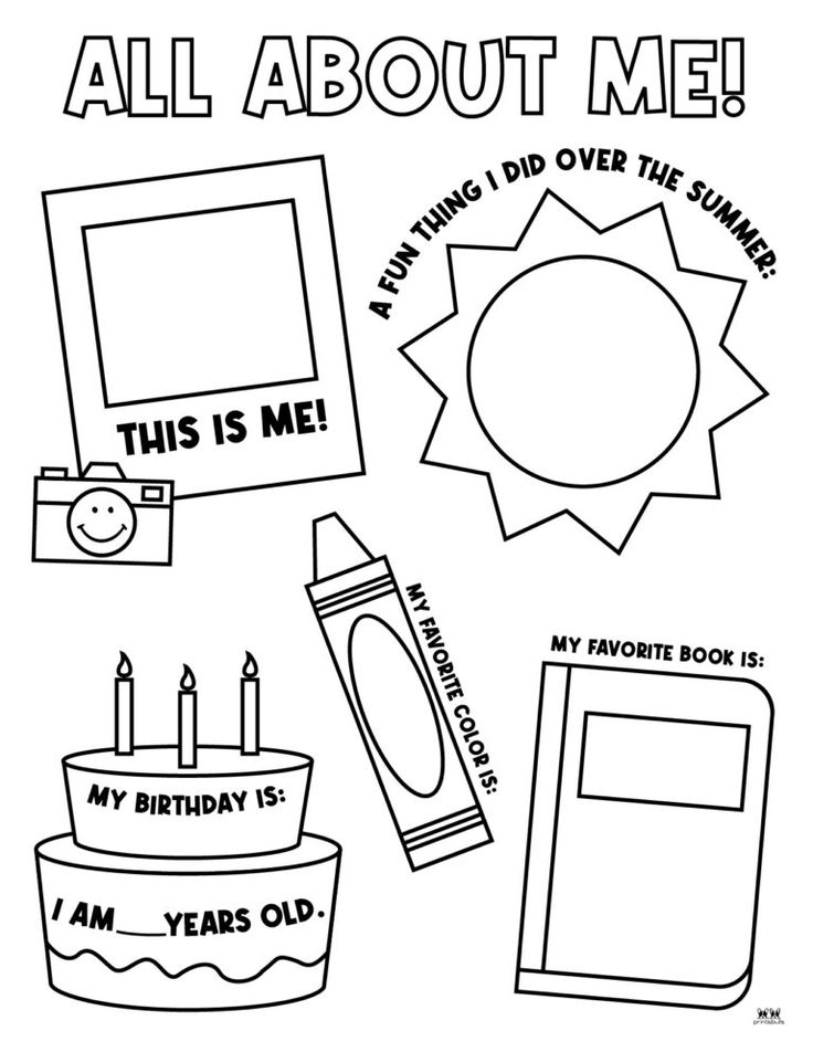 Get 85 All About Me Coloring Sheet Ideas 14