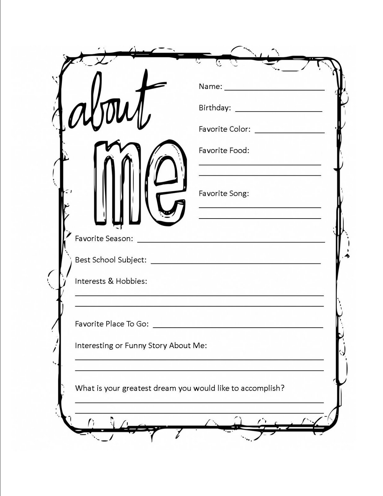 Get 85 All About Me Coloring Sheet Ideas 2