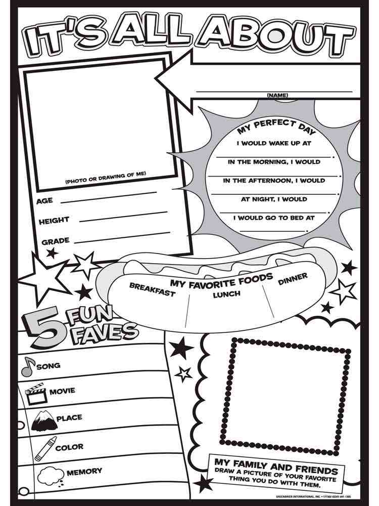 Get 85 All About Me Coloring Sheet Ideas 7