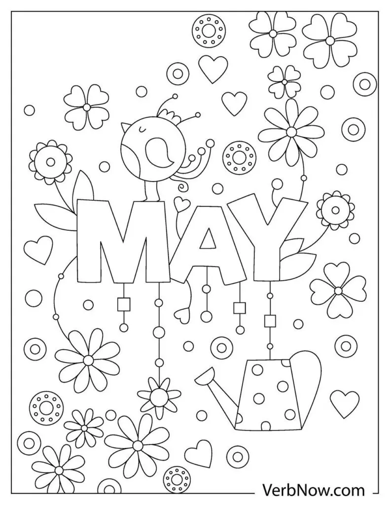 Get 85 Coloring Pages May Ideas 11