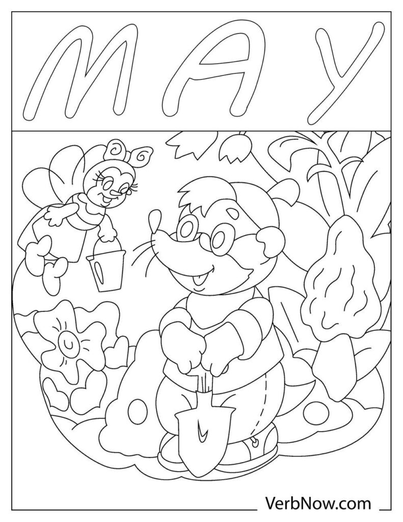 Get 85 Coloring Pages May Ideas 41