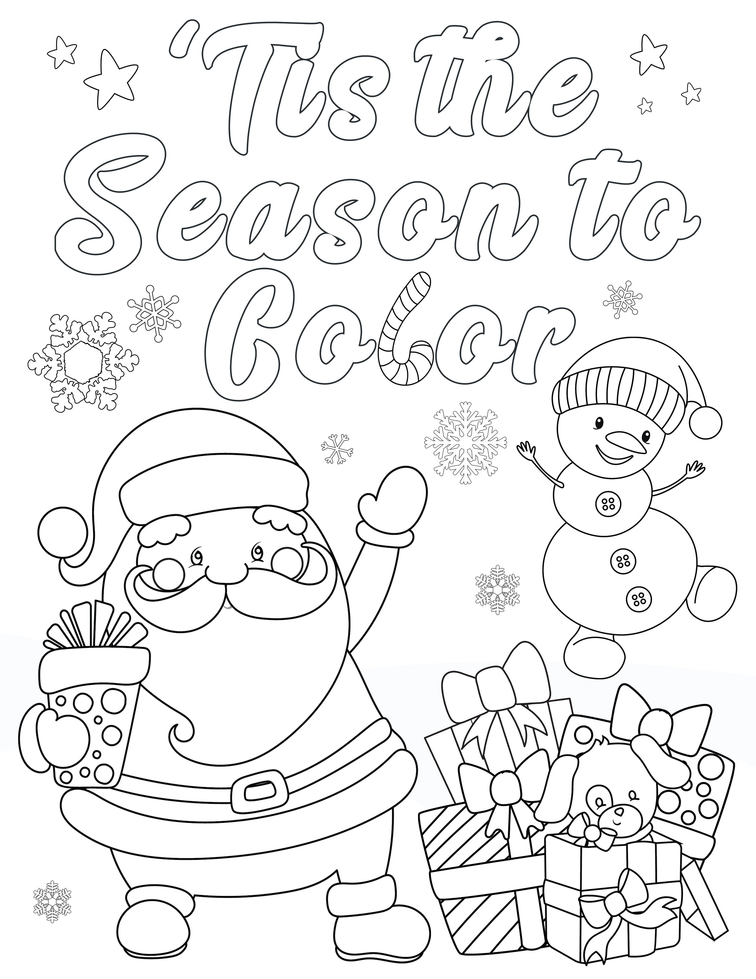 Get 85 Holiday Coloring Pages Free Ideas 1