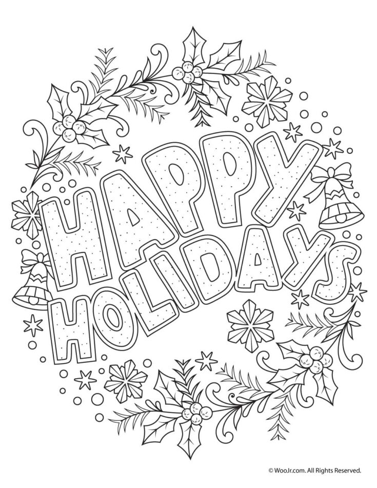 Get 85 Holiday Coloring Pages Free Ideas 50