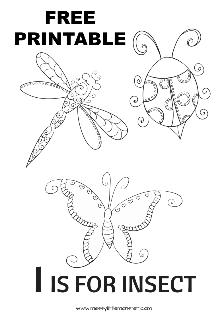 Get 85 Insect Coloring Pages Preschool Ideas 31