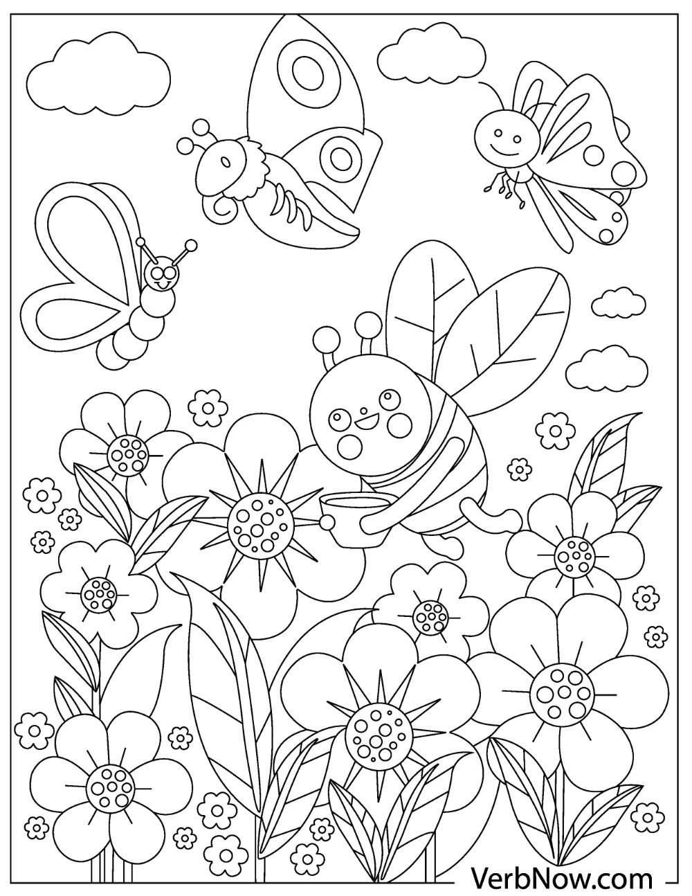 Get 85 Insect Coloring Pages Preschool Ideas 50