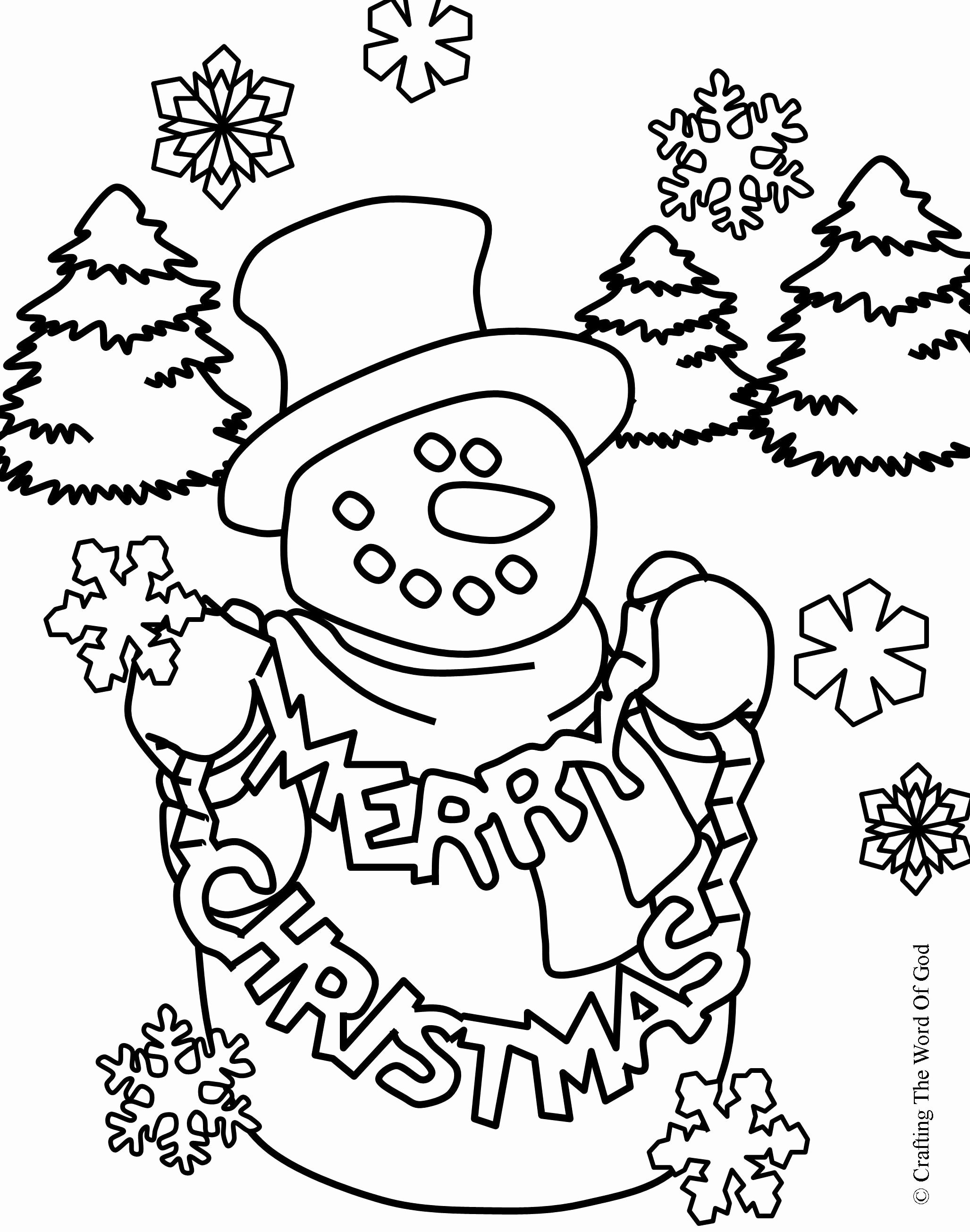 60 Printable Chrismas Coloring Sheets 15