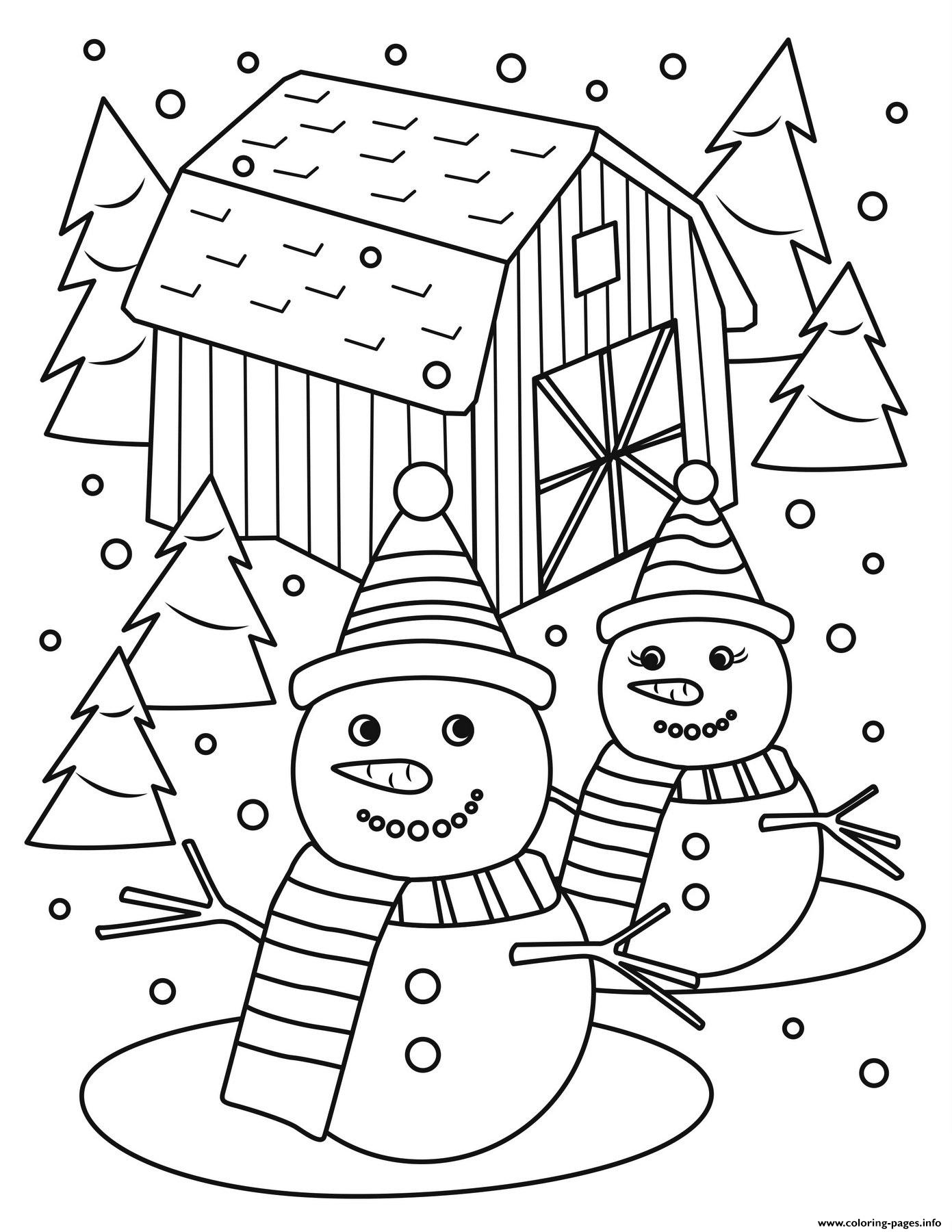 60 Printable Chrismas Coloring Sheets 22