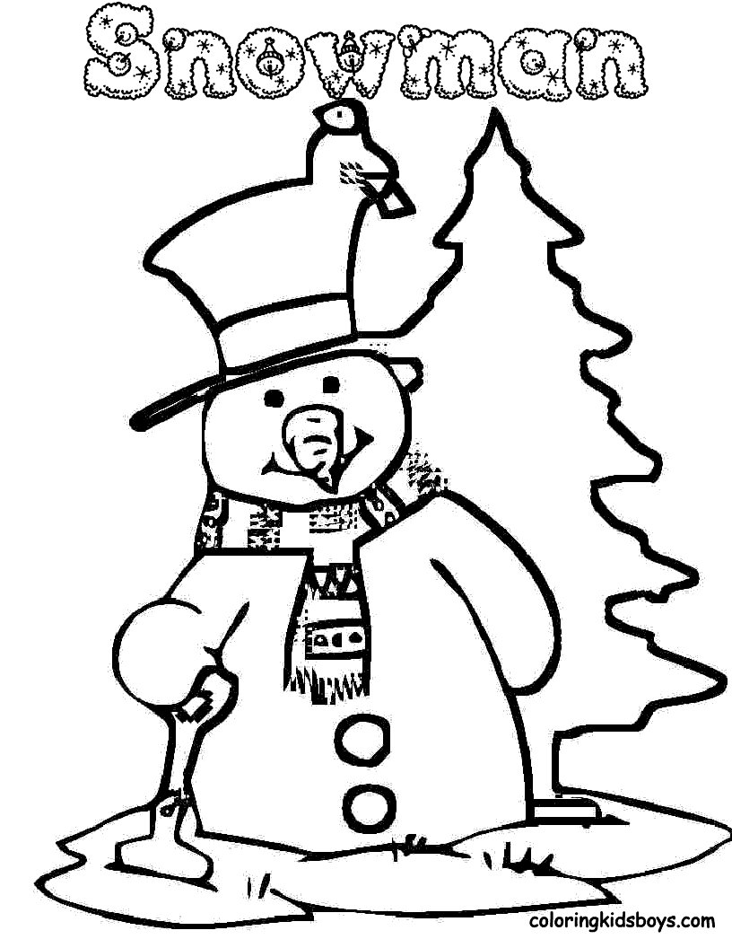 60 Printable Chrismas Coloring Sheets 24