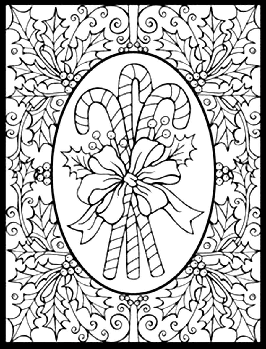 60 Printable Chrismas Coloring Sheets 27