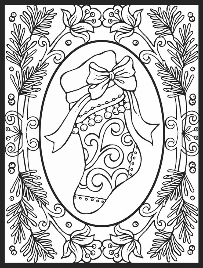 60 Printable Chrismas Coloring Sheets 28