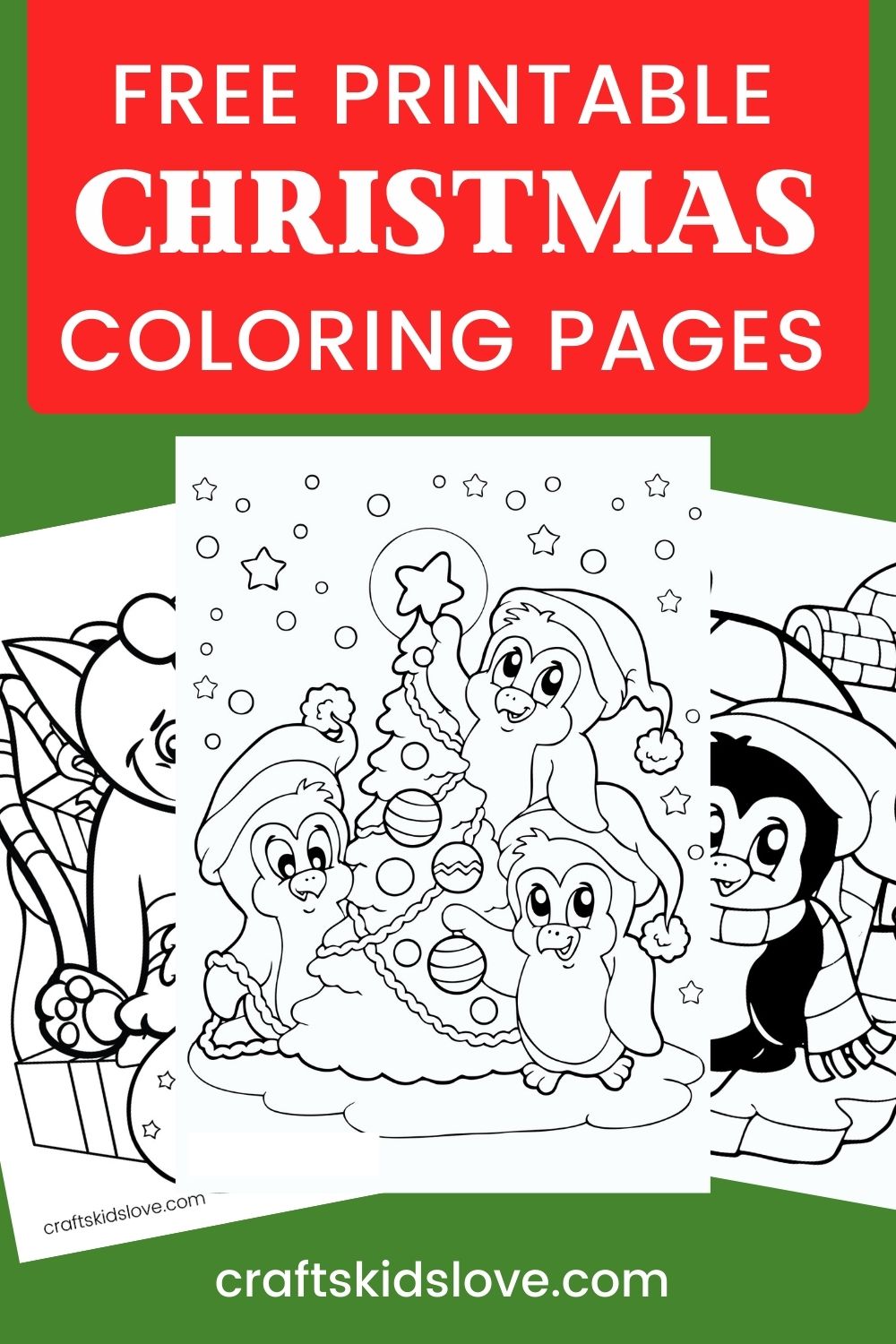 60 Printable Chrismas Coloring Sheets 32