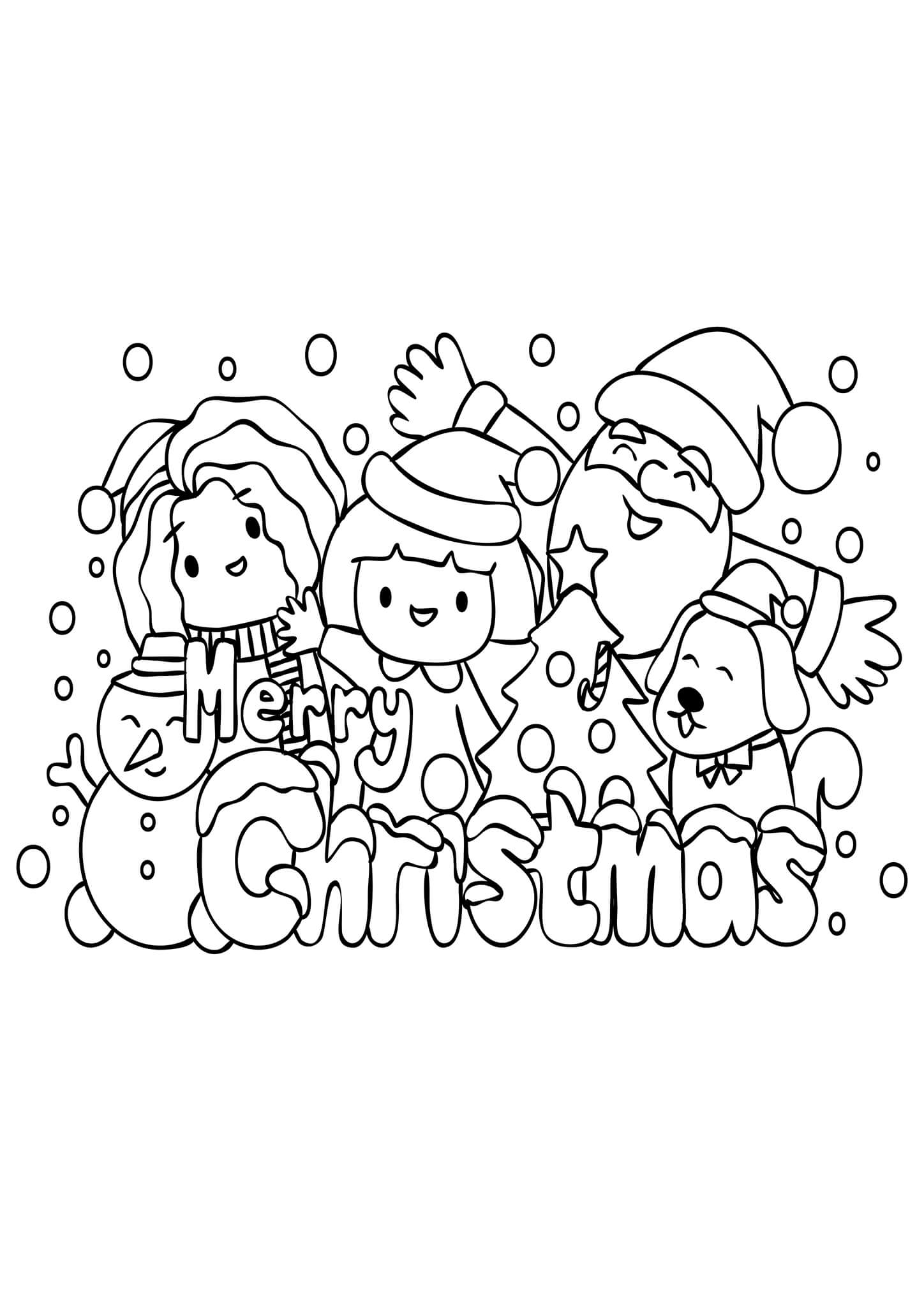 60 Printable Chrismas Coloring Sheets 36