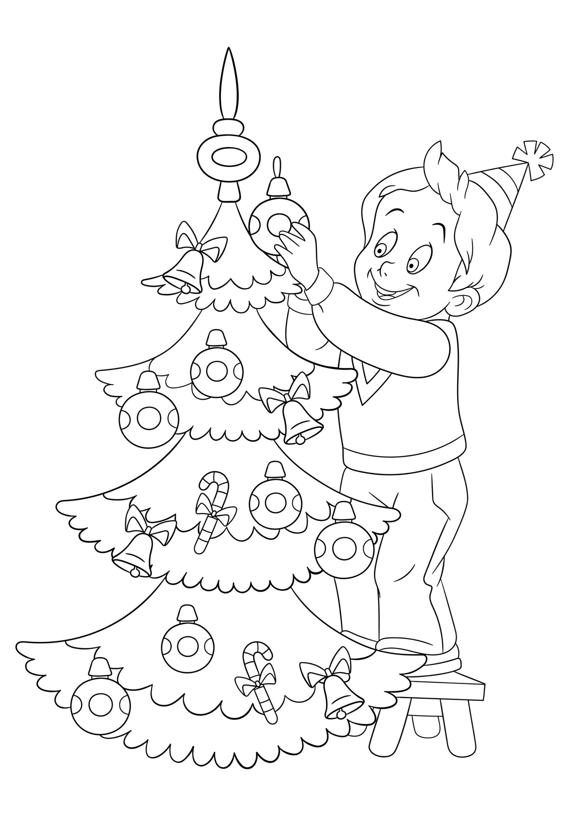 60 Printable Chrismas Coloring Sheets 52