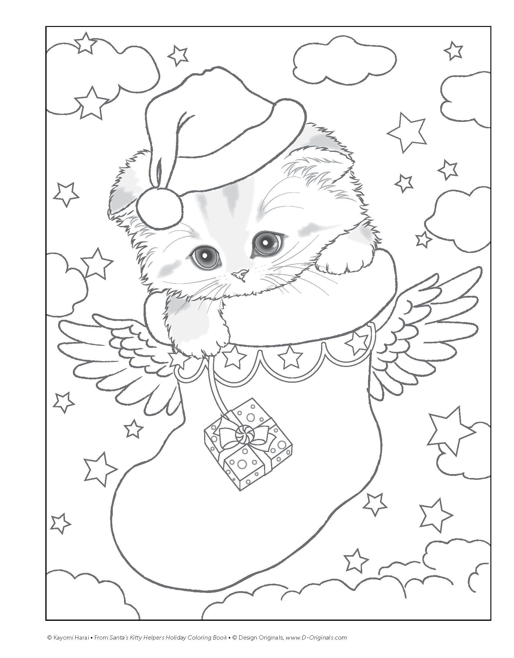 60 Printable Chrismas Coloring Sheets 58