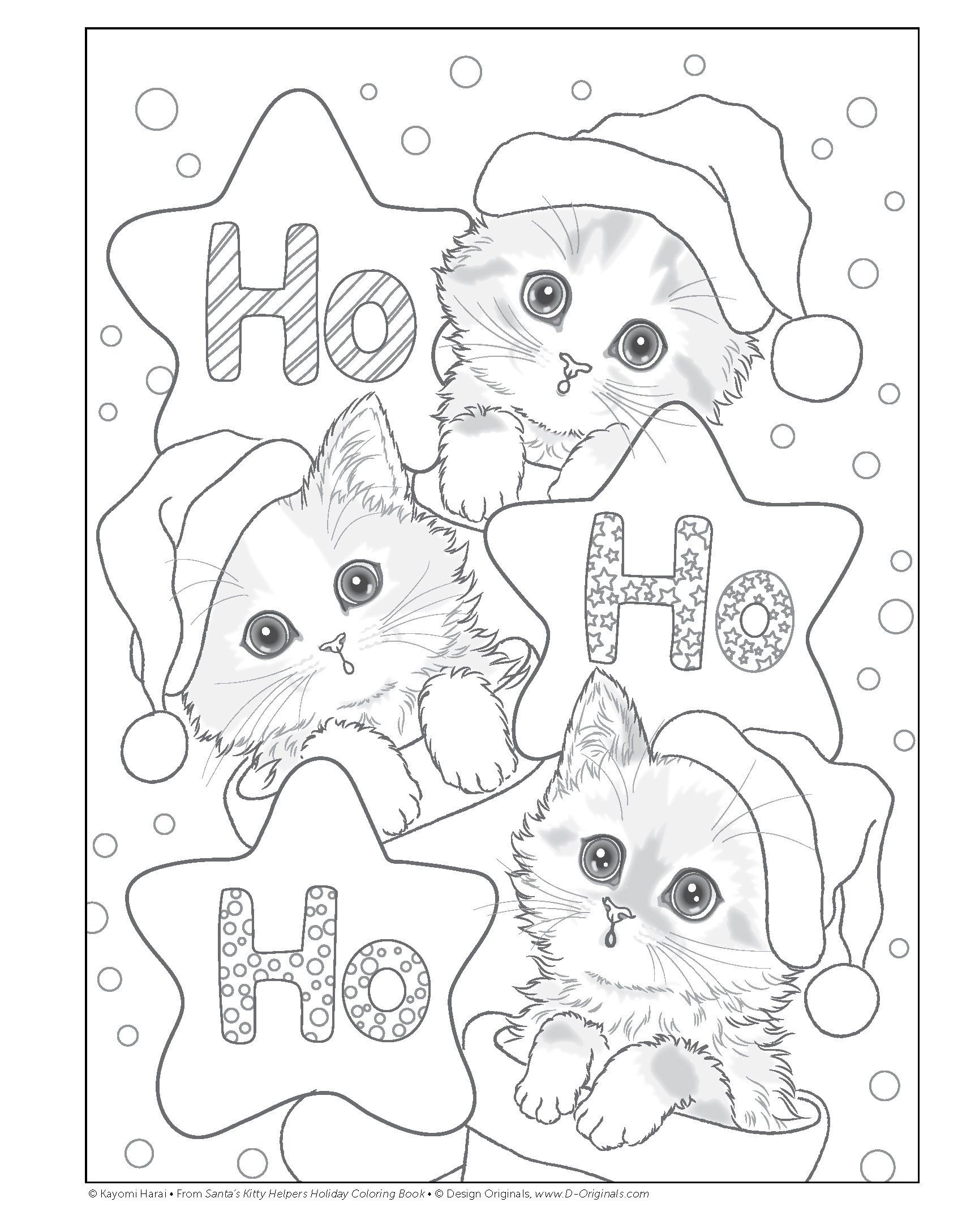 60 Printable Chrismas Coloring Sheets 59