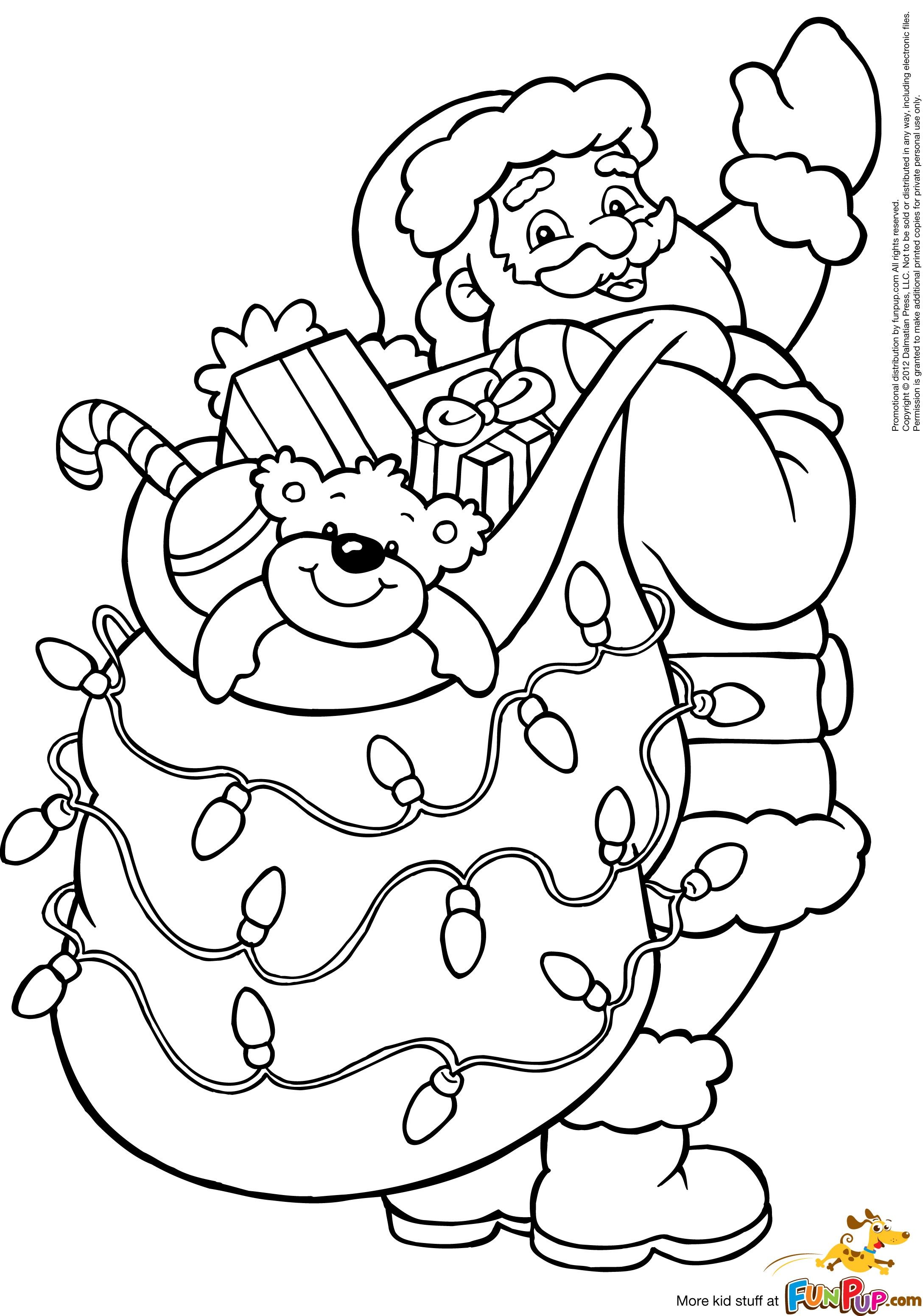 60 Printable Chrismas Coloring Sheets 9