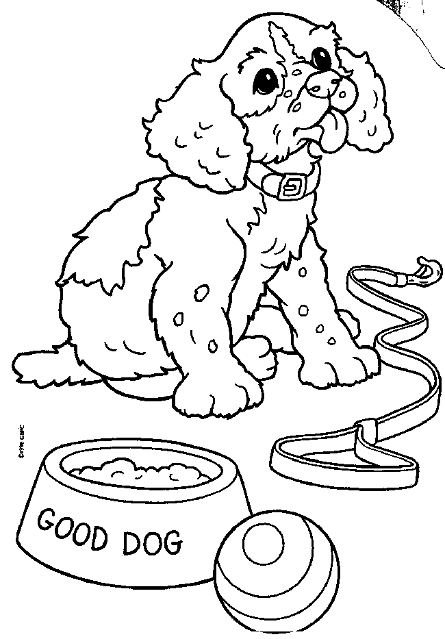 60 Printable Coloring Pages Puppies 11