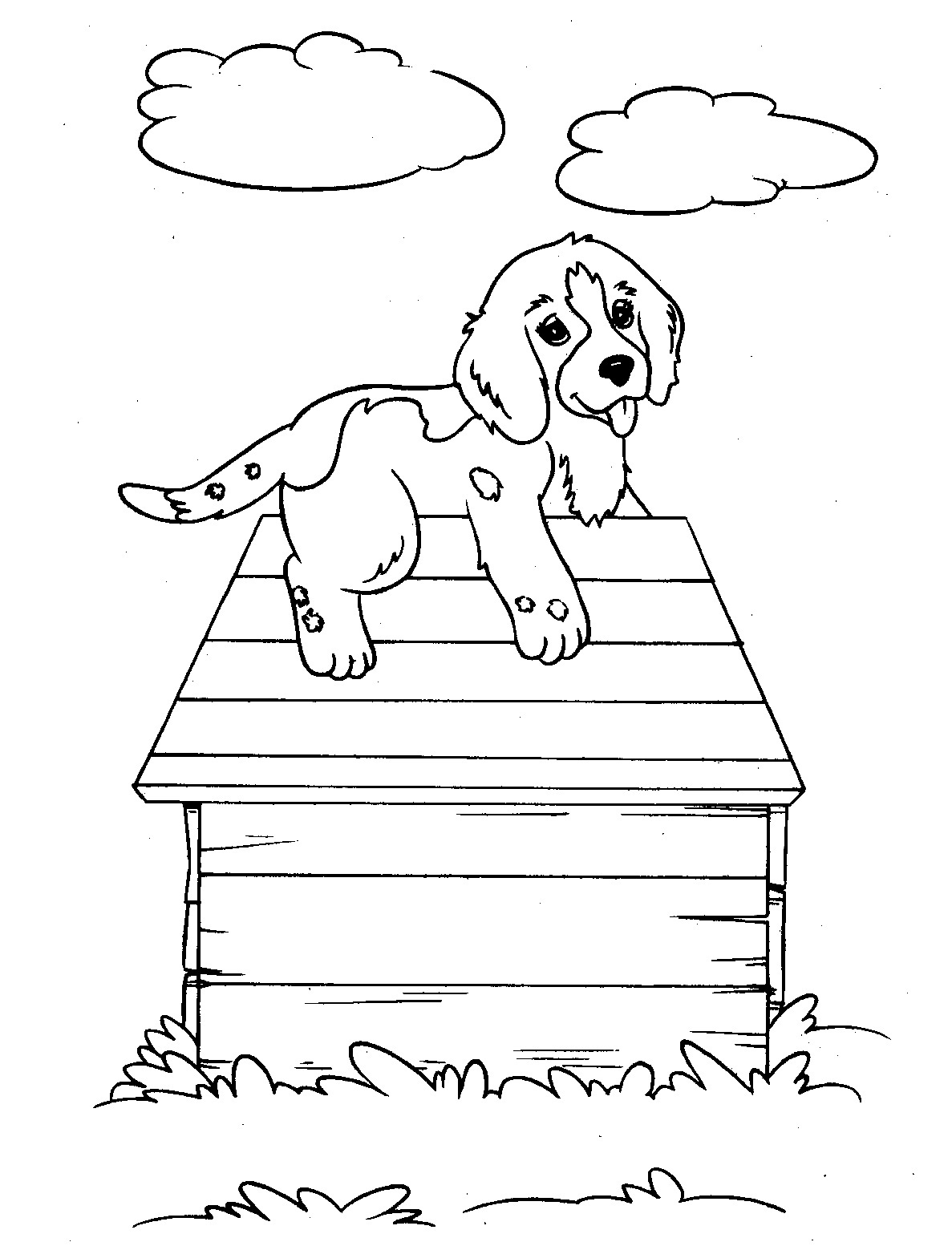 60 Printable Coloring Pages Puppies 12